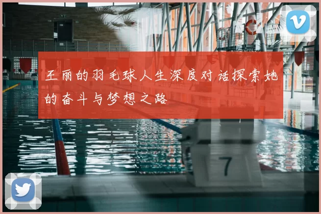 王丽的羽毛球人生深度对话探索她的奋斗与梦想之路
